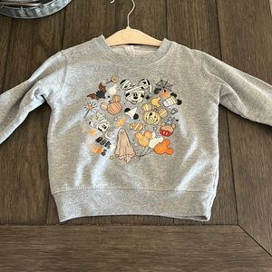 Lightly used toddler spooky Disney sweater